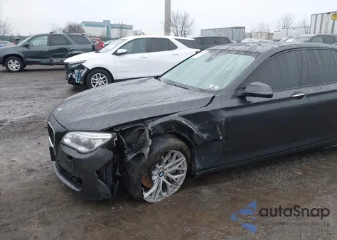 2014 BMW 750I xDrive from USA, damaged, VIN WBAYB6C5XED224395